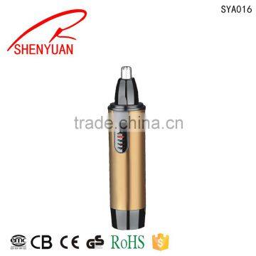 Professional2 in 1manual ABS+Aluminum Battery Operated Nose Trimmer Rotary Blades