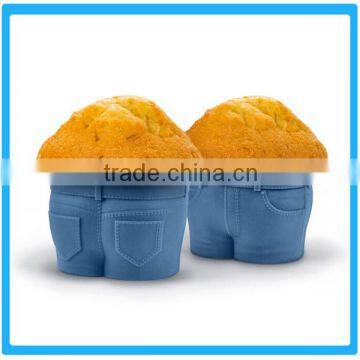 Novelty BPA Free Jeans Silicone Cake Mold