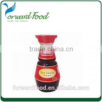 2015 Chinese light soy sauce glass soy sauce bottle