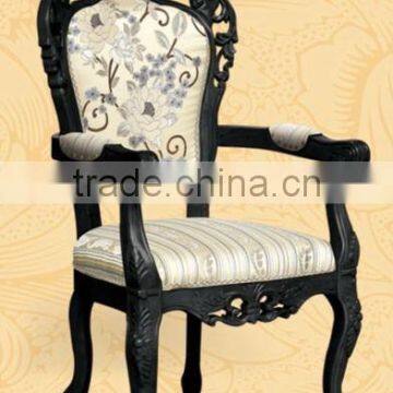 SJ-9203-K-02 factory direct-sale black plastic chair with leather fabric