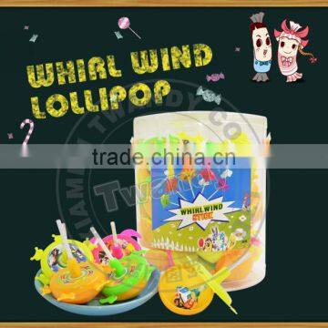 Whirl wind toy candy milk lollipop