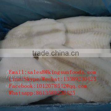 high quality Light salted seafood fish saithe fillet on sale