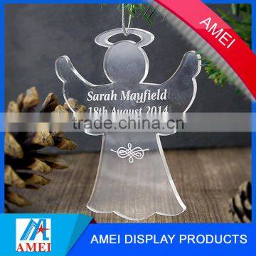 Wholesale High Quality Clear Acrylic Engraving Christmas Ornaments photo-2