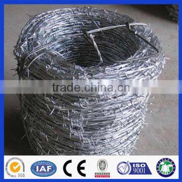 fence usage galvanized barbed wire / barbed wire price per roll / barb wire fence