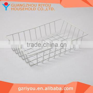 high quality kitchen iron wire basket with three sides