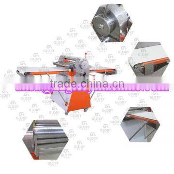 High Efficiency Bakery Croissant Dough Sheeter/ Puff Roller Croissant Cutter