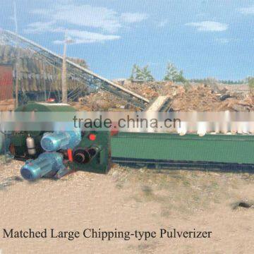 hotsale Large Drum-like Chipping-type Pulverizer Wood Cutting Machine factory-outlet