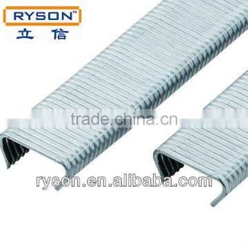 Three Hog Ring Staple for Mattress Ticking