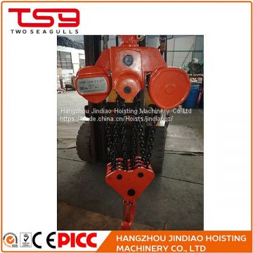 Building construction equipment USA market 30 ton chain block hoist