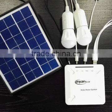 2015 Hot Sell Mini Solar Home Light System 6W, solar panel system 6W, solar power generator 6W