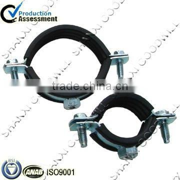 manufacturer of carbon steel or stainless steel pipe clamp with nut