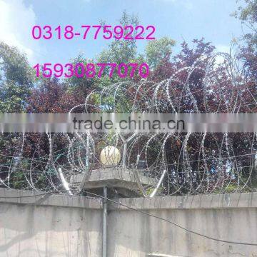 From factory razor barbed wire fence concertina wire