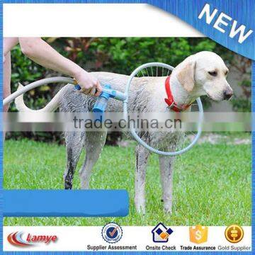 wholesale pet accessories from china grey and blue pet wash , 360 work plastic mini stainless steel dog wash