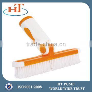 swimming pool orange color deluxe poly bristle wall brush 1413