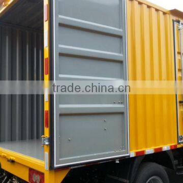 stainless steel frozen fish transport truck body hook lift garbage truck