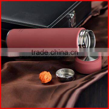 LOGO Customized 350/500ml Double Layers Stainless Steel Straight Vacuum Cup Advertising Gift Bottle Water Flask photo-6