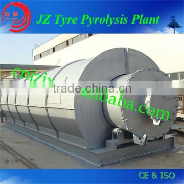 High quality waste tyre /scrap plastic recycling machine waste to oil pyrolysis plant