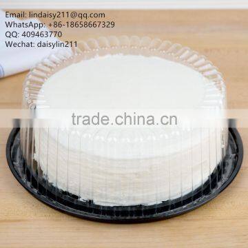 round disposable plastic cake dome containers