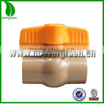 cheap price NBR11306 solvent joint UPVC mini ball valve