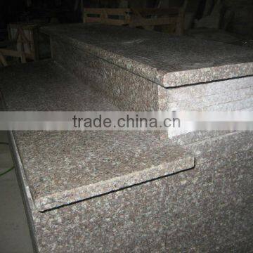 G664 Luoyuan Red Indoor Granite Stair Steps Polished Price photo-4