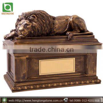 Antique Bronze Lion Statue