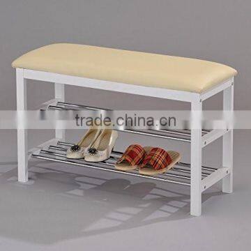 wooden Shoe Rack Bench