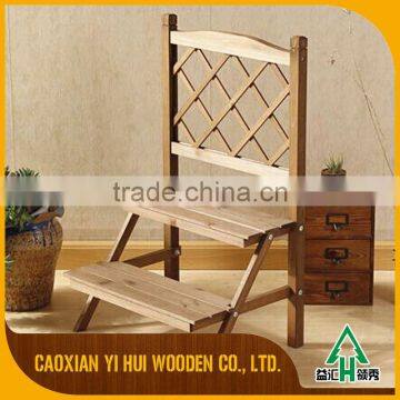 Hot Sale Wooden Flower Pot Stands For Home And Garden Decoration