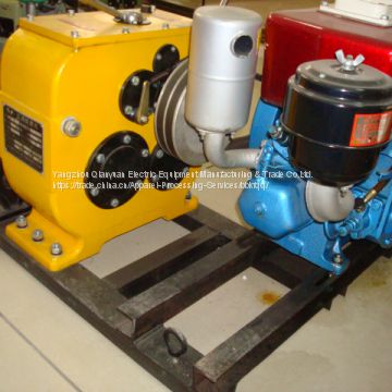 5 ton capacity diesel power source winch in factory