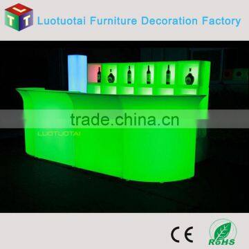112CM High Rechargeable Illuminated Hotel Club PE Plastic LED Bar Counter LTT-BC07A photo-6