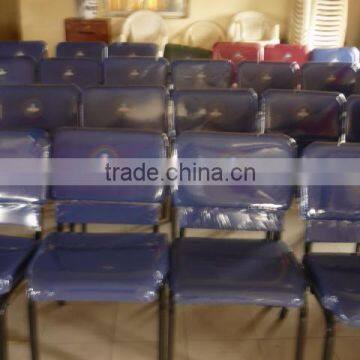 Stackable High Quality Metal Padded Church Chair With Commercial Type General Use photo-4