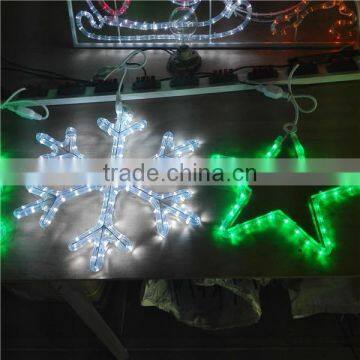 Christmas hanging Snowflakes stars for trees street house garden outdoor decoration