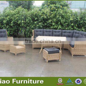 Latest Design Rattan l Shaped Sofa Outdoor Furniture Sofa Set photo-6