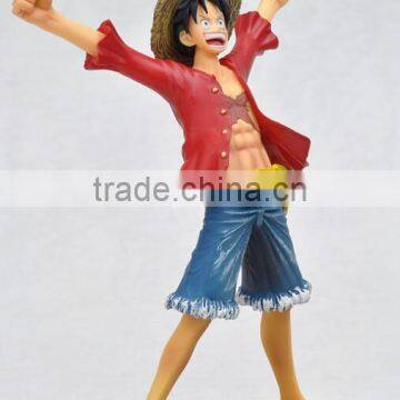 popular anime action figure,japanese cartoon luffy pvc action figure,hot cartoon action figure