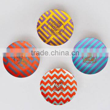 20cm Porcelain Plate With Gold Decal Set of 4pcs Porcelain Gold Dish Porcelain Dessert Plate With Gold Designs