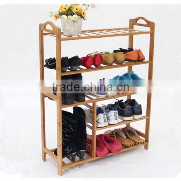 Custom size bamboo shoe rack wholesale