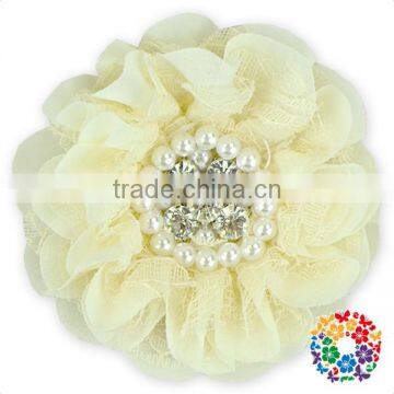 White Fake Rose Cheap Diasy Flower Jewel Artificial Flower photo-5