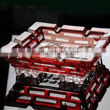 Crystal Handblown Glass Ashtray photo-5