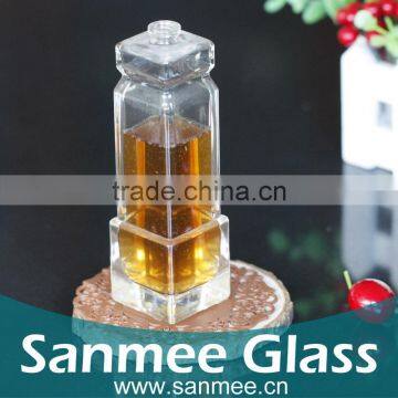 Supplies Unique Shaped Glass bottles 100ml Transparent Glass Bottle For Perfume