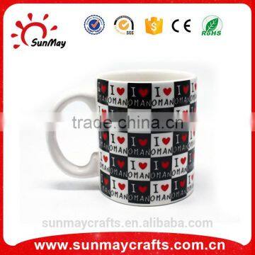 Wholesale custom I love OMAN souvenir ceramic mug for sale