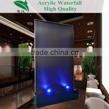 Led Waterfall Fountain Wall With Customized Acrylic Logo photo-2