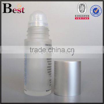 30ml Roll on Glass Bottle Cylinder Deodorant 30ml Roll on Glass Bottle Silk Logo Printing OEM photo-2