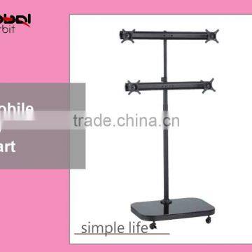 Height Extendable TV Mount With DVD Holder, Swivel LCD TV Bracket Stand photo-6