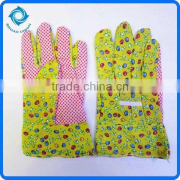 PVC Dotted Safety Garden Gloves