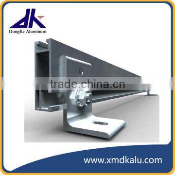Aluminium solar panel support profiles