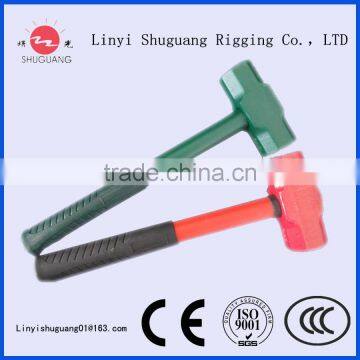 Linyi Shuguang Supply Double Face Sledge Hammer With Fiberglass Handle