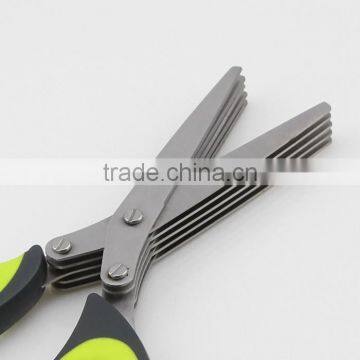 Stainless Steel Kitchen 5 Blades Scissors photo-3