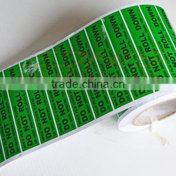 CN043G Green Color Do Not Roll Down Stikcer photo-3