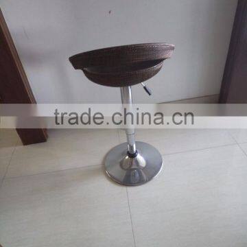 Fashionable ABS Plastic Metal Bar Stool High Chair Wicker Chair Bar photo-4