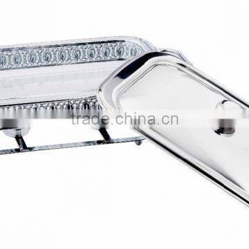 3Liter Small Gold & Silver Chafing Dish Luxury Chafing Dish Oval Chafing Dish photo-2