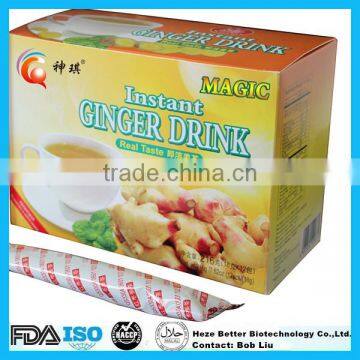 100% Natural Instant Honeyed Ginger Drink, Instant Herbal Ginger Tea Caffeine Free